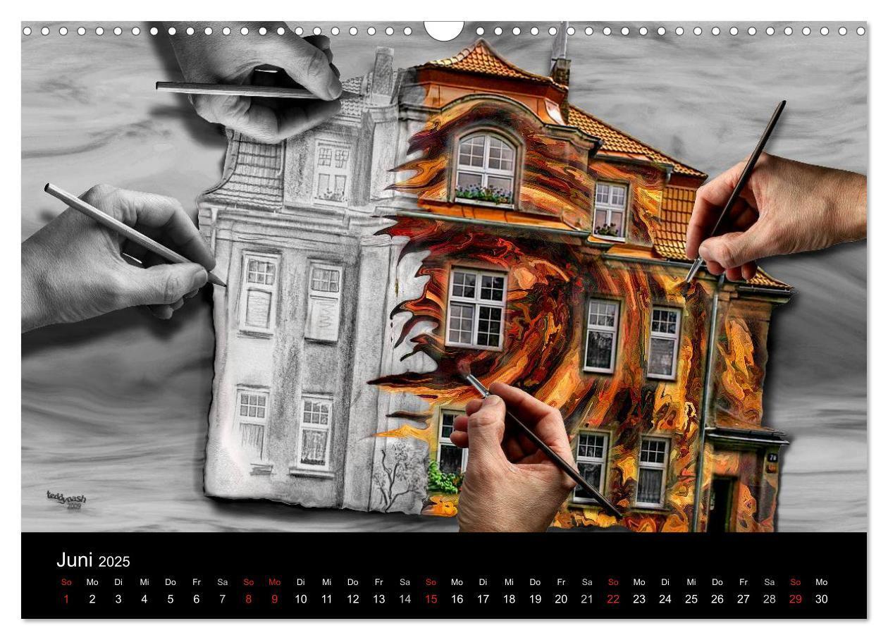 Bild: 9783435829637 | Der kreative Hauskalender (Wandkalender 2025 DIN A3 quer), CALVENDO...