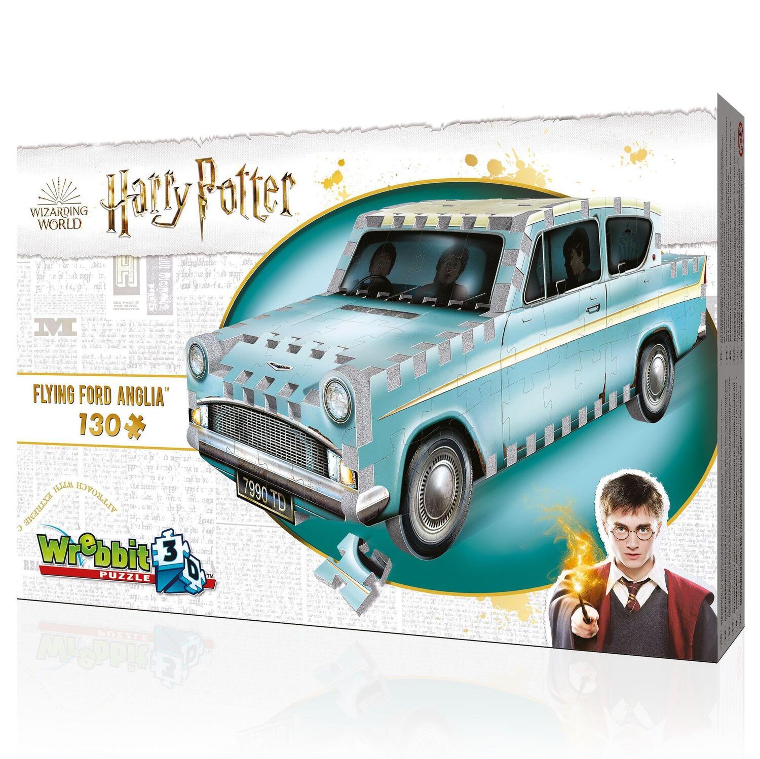 Bild: 665541002021 | Flying Ford Anglia Harry Potter. 3D-PUZZLE (130 Teile) | Spiel | 2020