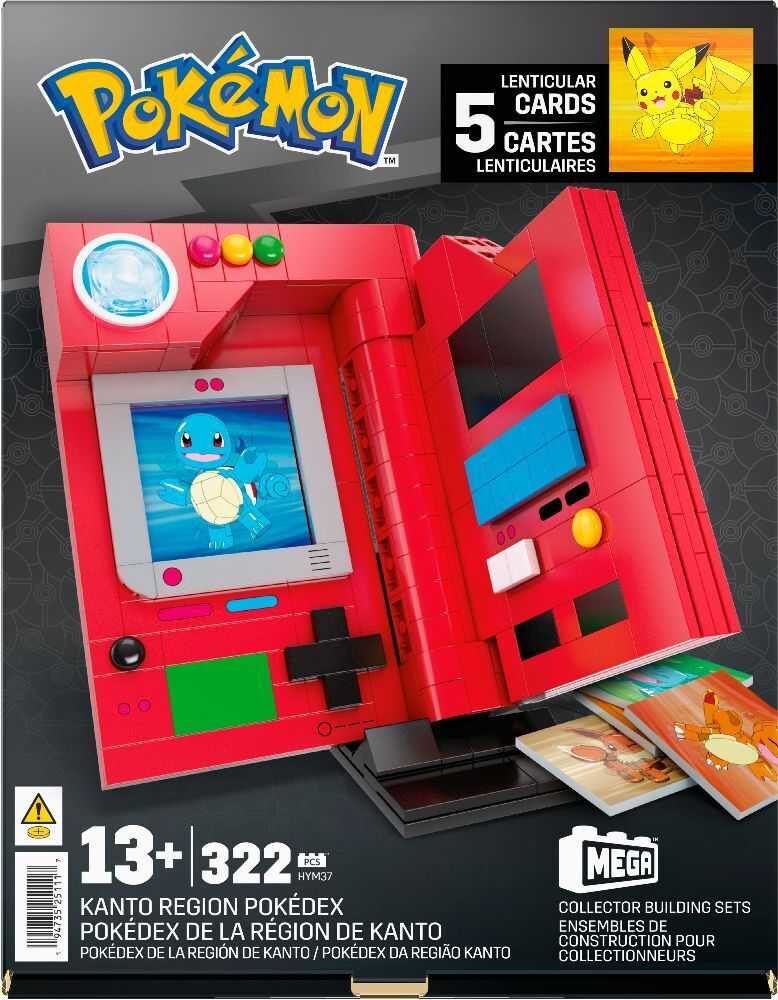 Cover: 194735251117 | MEGA Pokémon Kanto Pokédex | Stück | Karton | HYM37 | Mega Bloks