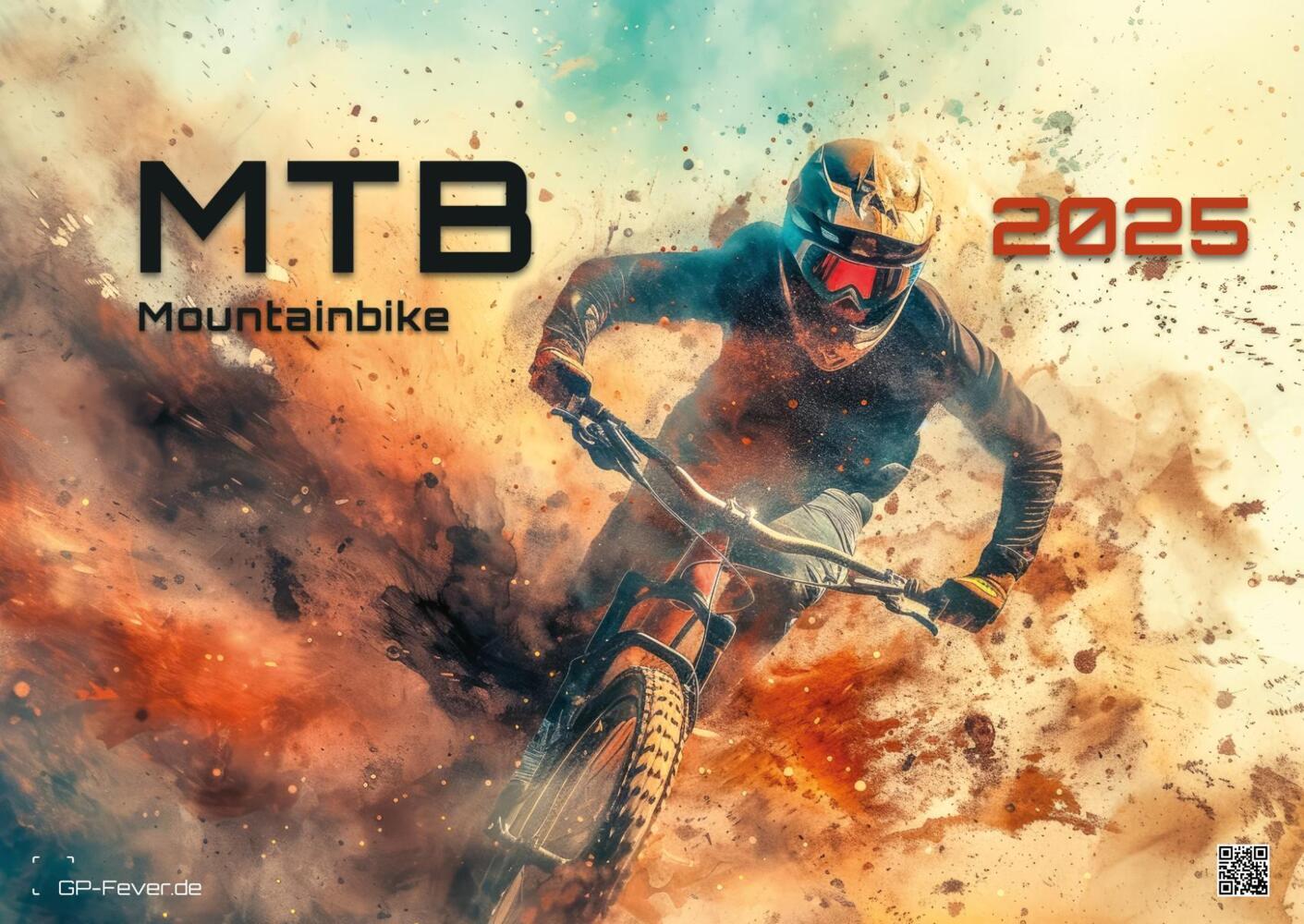 Cover: 9783986734121 | MTB Mountainbike - 2025 - Kalender DIN A2 | GP-Fever.de | Kalender