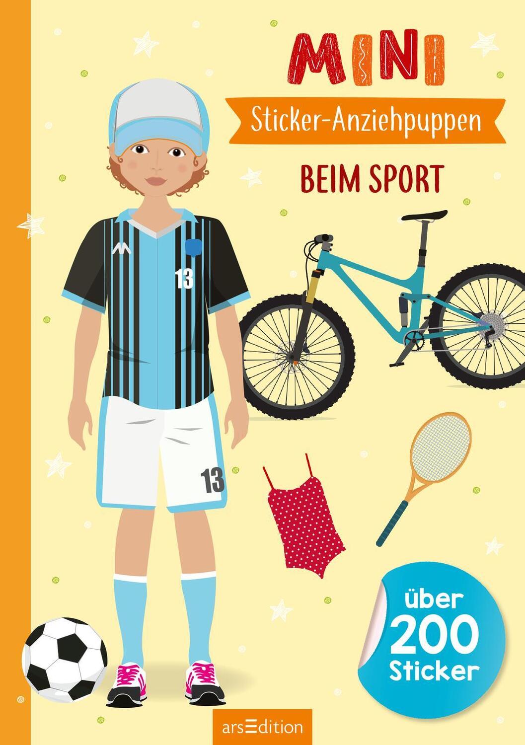 Bild: 9783845858067 | Mini-Sticker-Anziehpuppen - Beim Sport | Über 200 Sticker | Buch