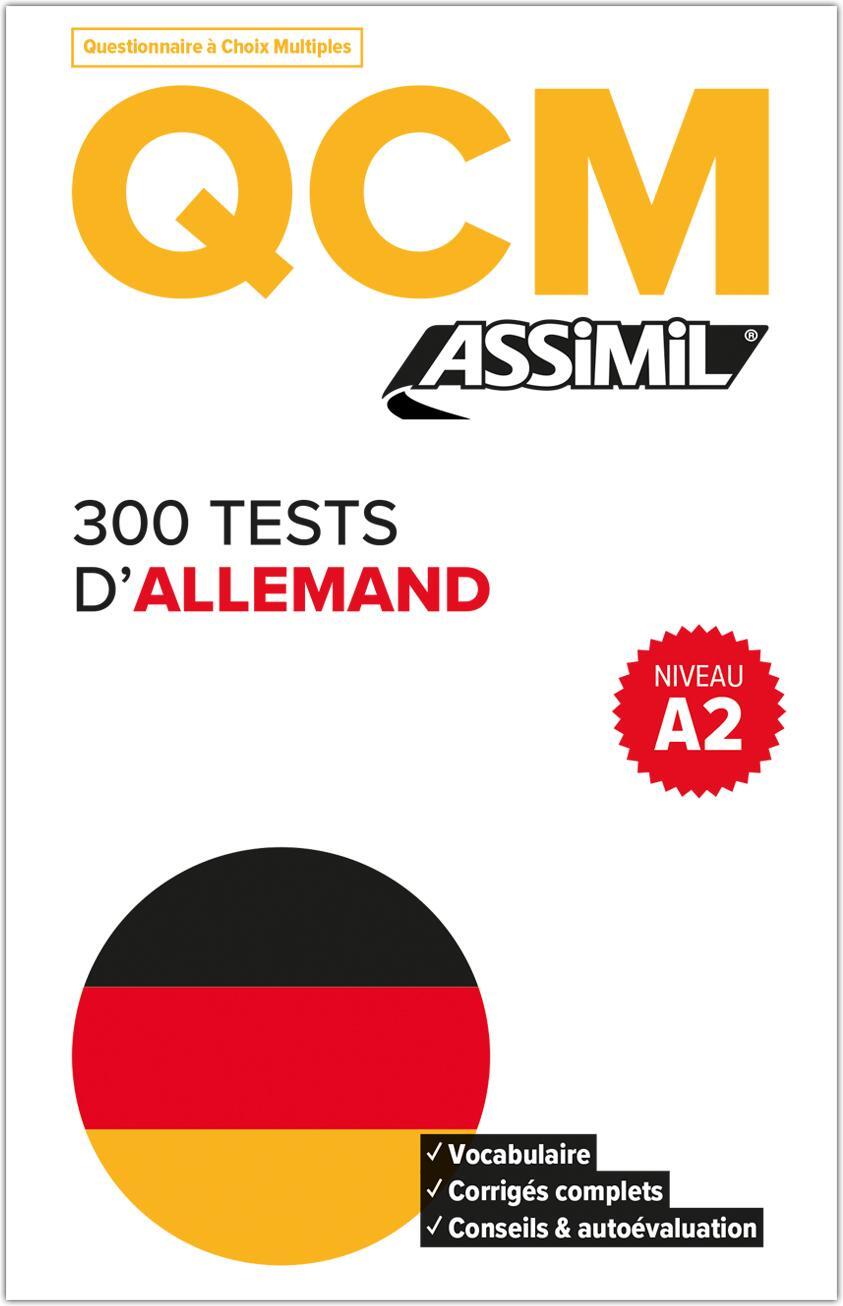 Cover: 9782700508727 | ASSiMiL QCM - 300 tests d'allemand - Niveau A2 | Assimil S.A.S | Buch