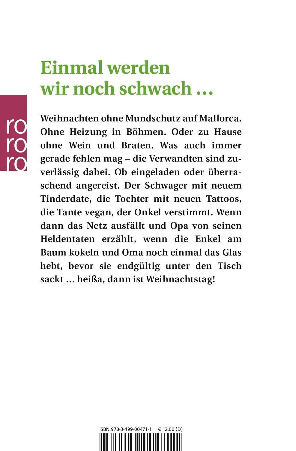 Rückseite: 9783499004711 | Hol Oma von der Bowle weg! | Dietmar Bittrich | Taschenbuch | 288 S.