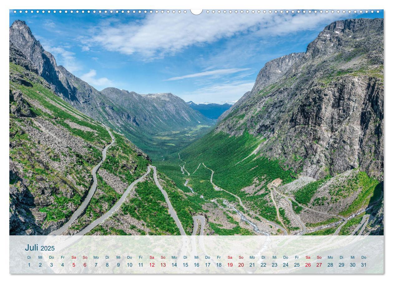 Bild: 9783435355303 | Norwegen von Oslo bis Ålesund (Wandkalender 2025 DIN A2 quer),...