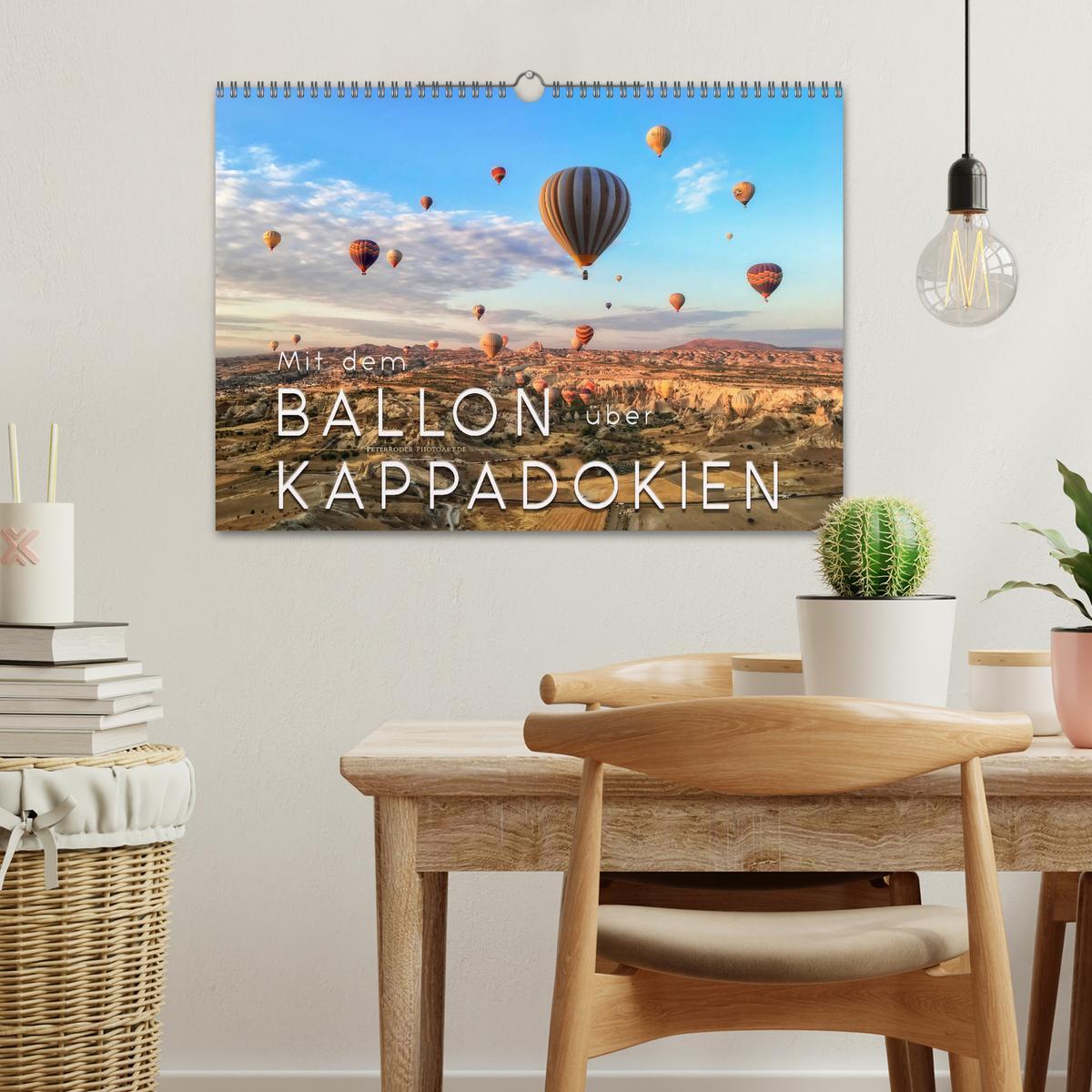 Bild: 9783435357864 | Mit dem Ballon über Kappadokien (Wandkalender 2025 DIN A3 quer),...