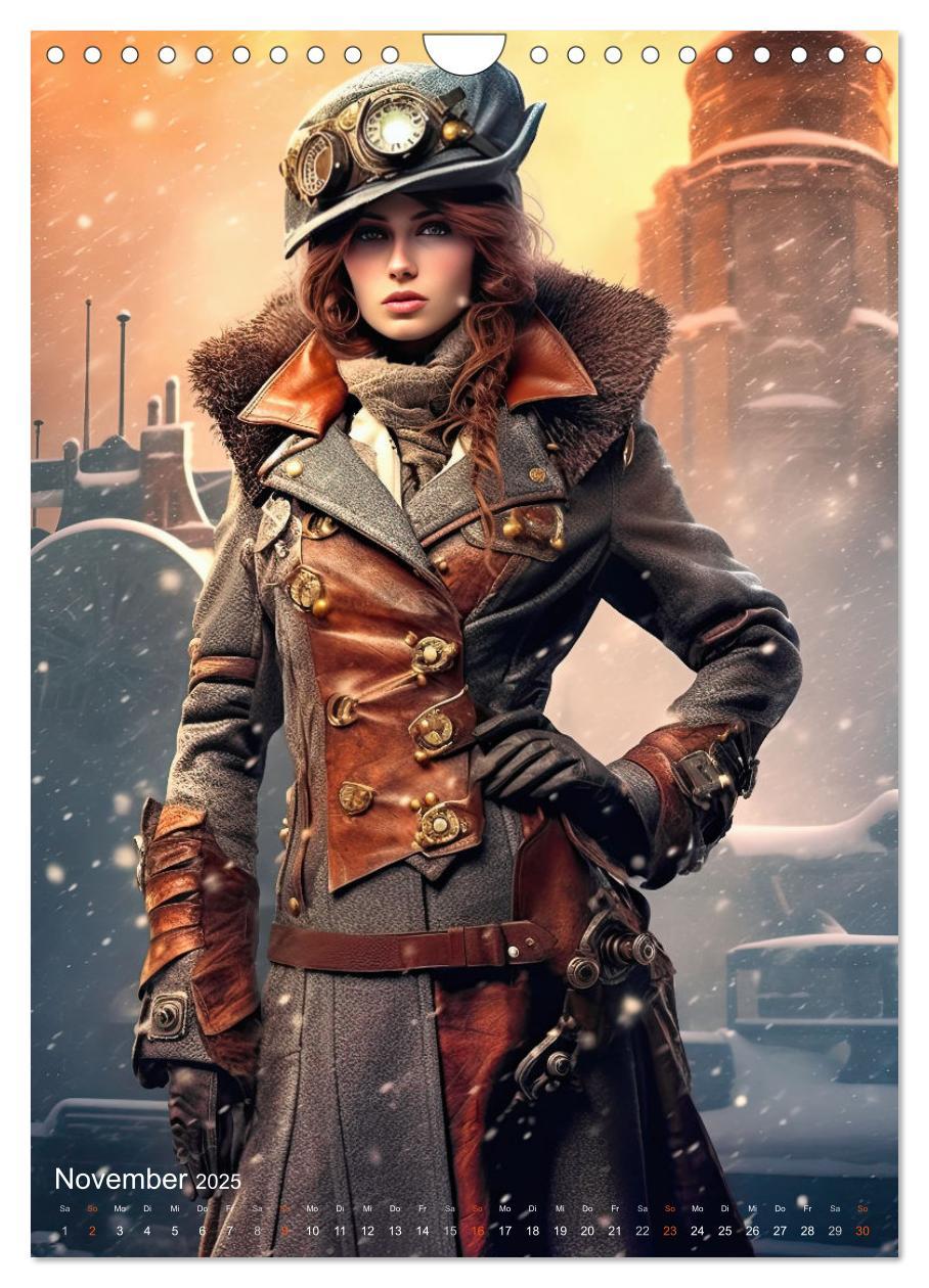 Bild: 9783435866915 | Steampunk Ladies (Wandkalender 2025 DIN A4 hoch), CALVENDO...