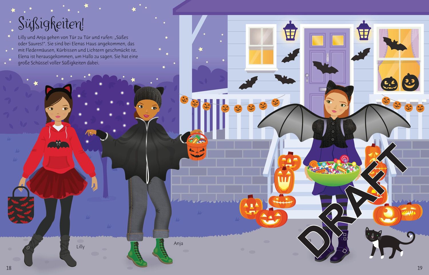 Bild: 9781035700752 | Mein Anziehpuppen-Stickerbuch: Halloween | Fiona Watt | Taschenbuch