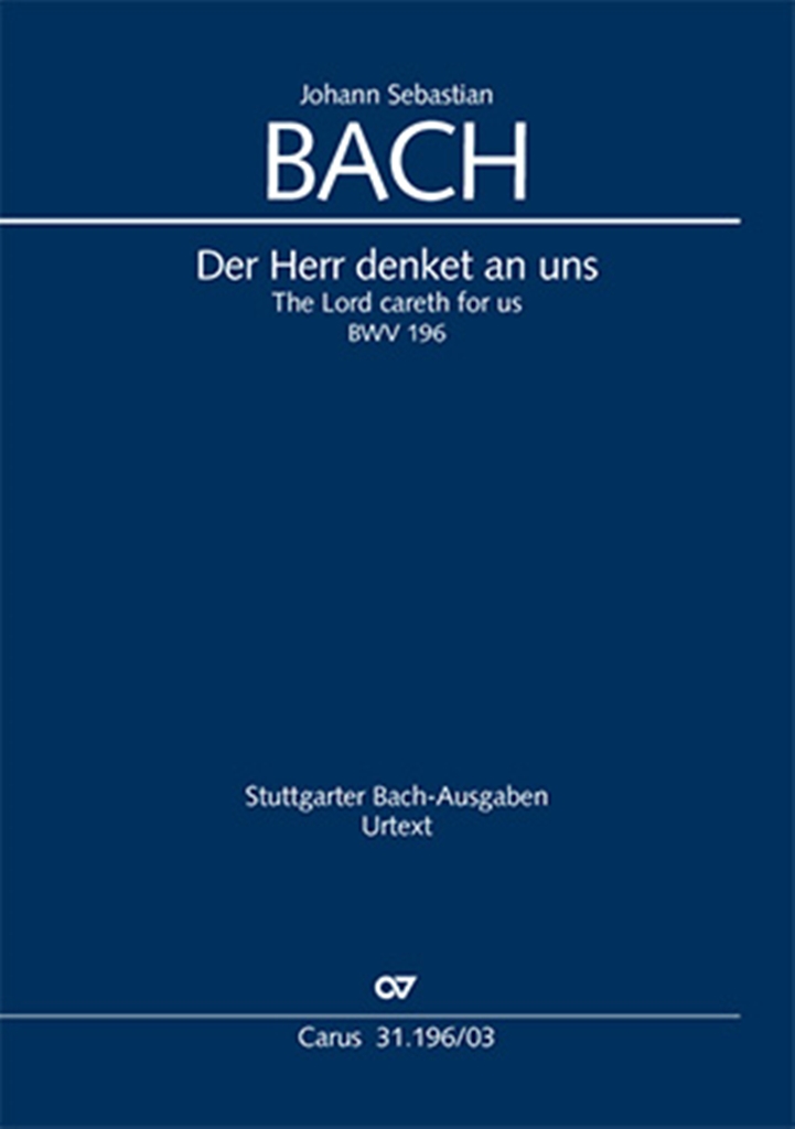 Cover: 9790007171254 | Der Herr denket an uns (Klavierauszug) | Johann Sebastian Bach | Buch