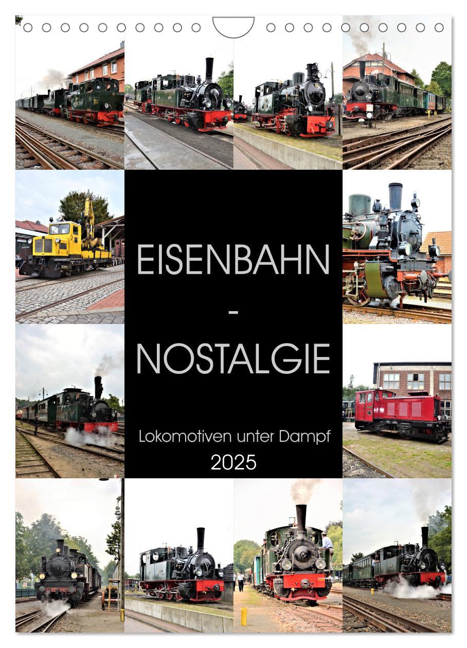 Cover: 9783457001301 | EISENBAHN - NOSTALGIE - 2025 (Wandkalender 2025 DIN A4 hoch),...