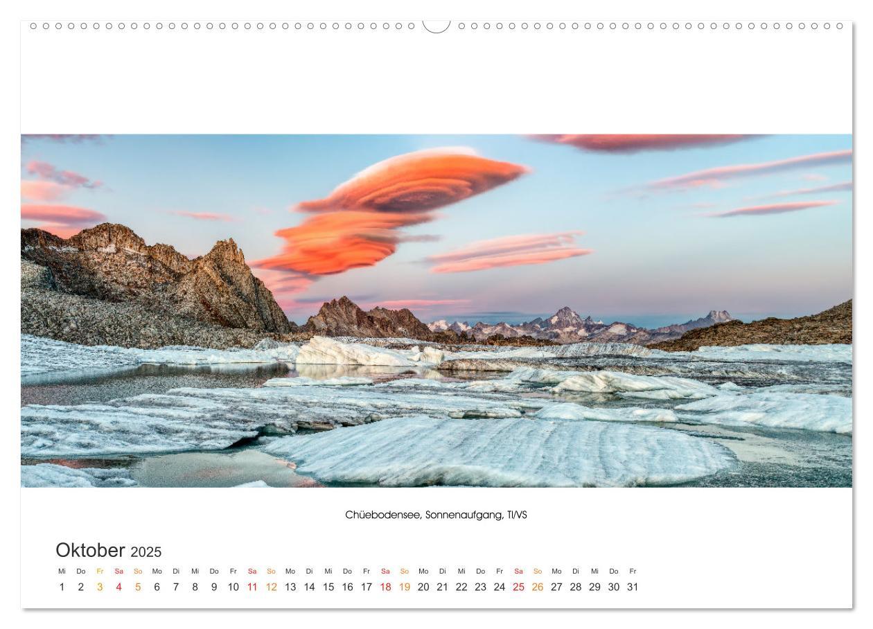 Bild: 9783435067060 | Bergseen Schweiz von Urs Mühlich (Wandkalender 2025 DIN A2 quer),...