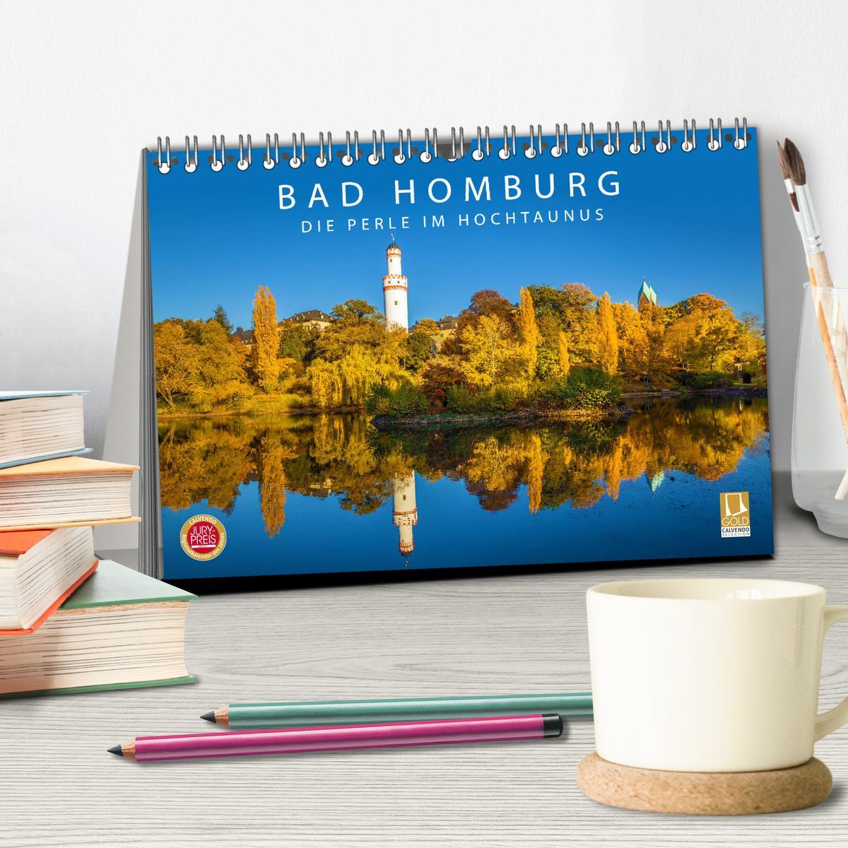 Bild: 9783435388622 | Bad Homburg - Die Perle im Hochtaunus (Tischkalender 2025 DIN A5...