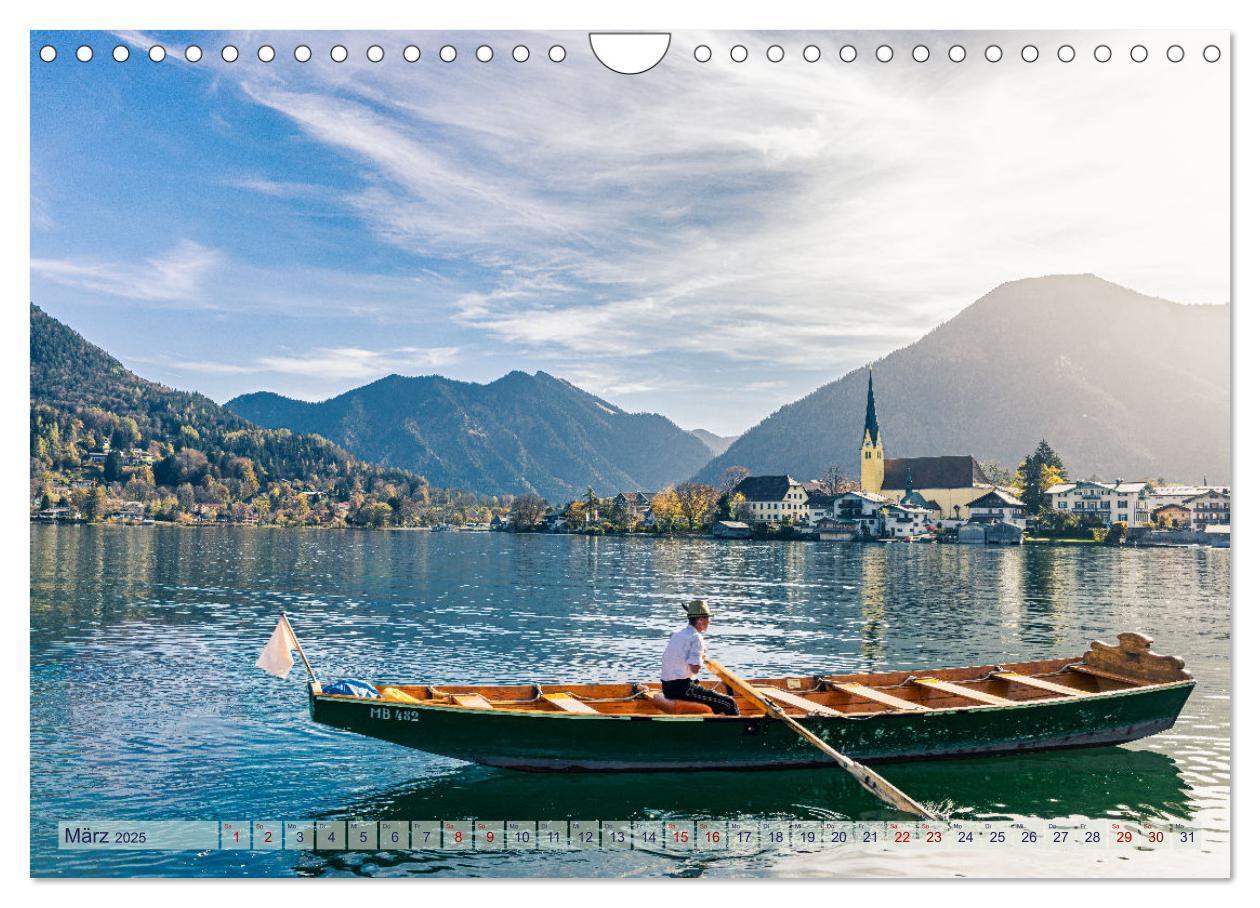 Bild: 9783383844478 | Malerischer Tegernsee (Wandkalender 2025 DIN A4 quer), CALVENDO...