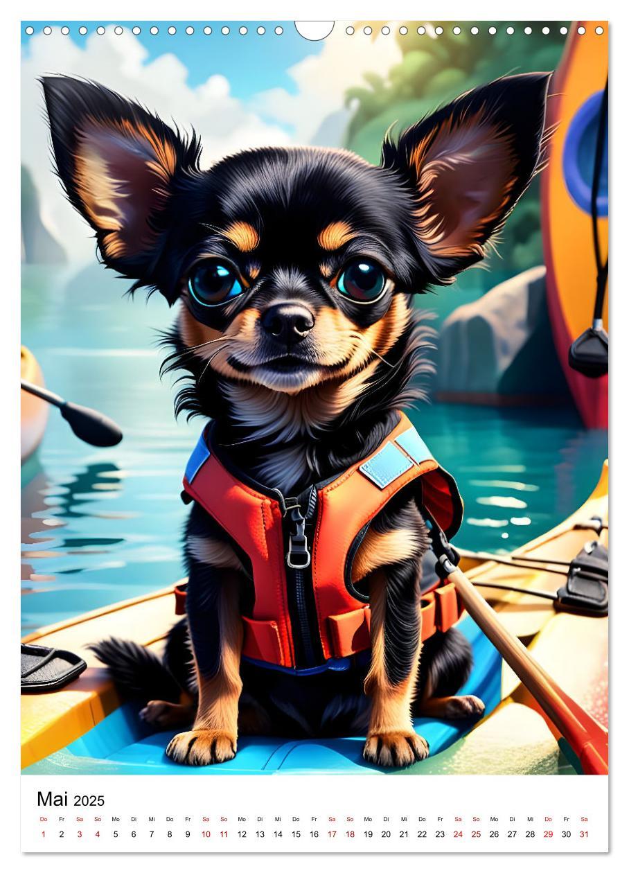 Bild: 9783457141717 | Chihuahua Outdoor Abenteuer (Wandkalender 2025 DIN A3 hoch),...