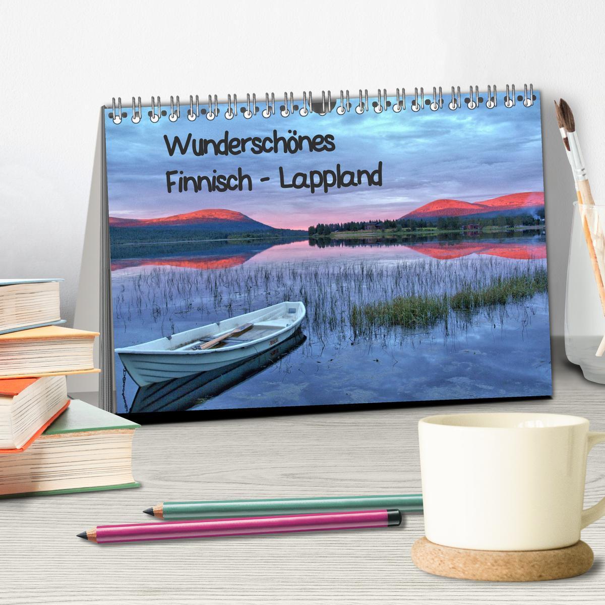 Bild: 9783435579075 | Wunderschönes Finnisch - Lappland (Tischkalender 2025 DIN A5 quer),...