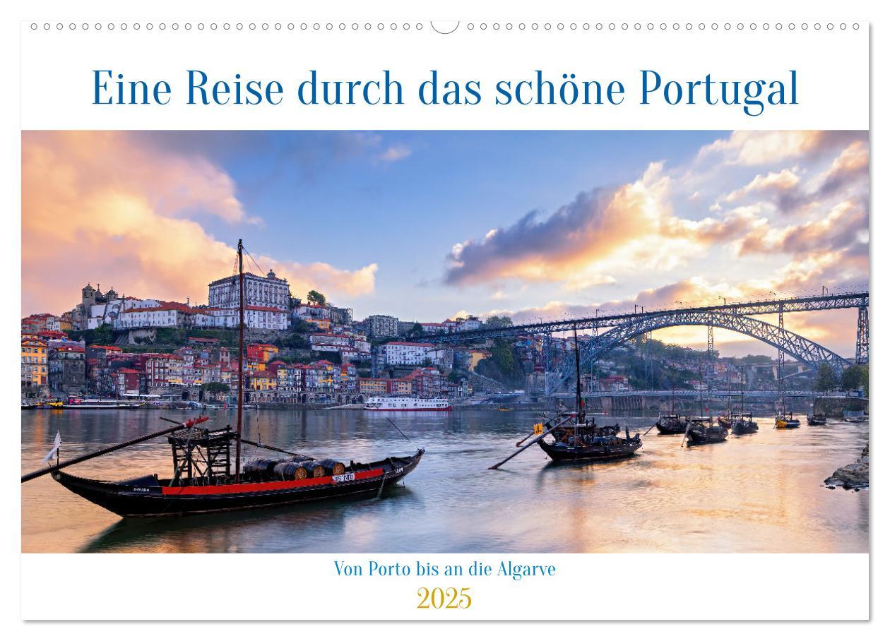 Cover: 9783383777769 | Von Porto bis an die Algarve (Wandkalender 2025 DIN A2 quer),...