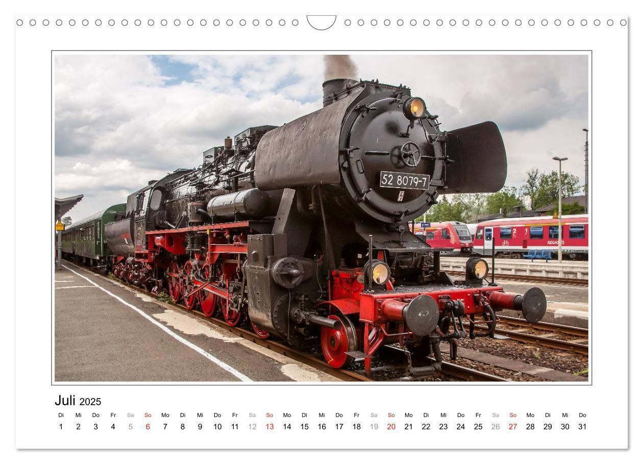 Bild: 9783435552382 | Unter Dampf - Dampflokromantik (Wandkalender 2025 DIN A3 quer),...