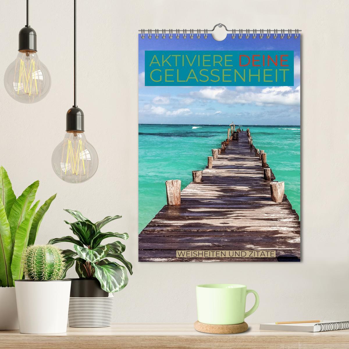 Bild: 9783435942039 | Aktiviere deine Gelassenheit Weisheiten und Zitate (Wandkalender...