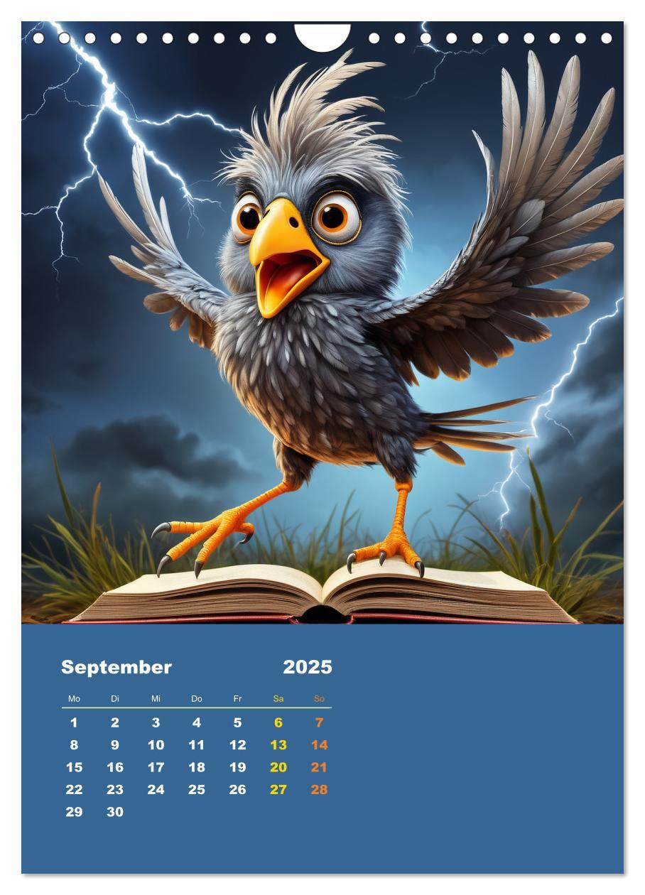 Bild: 9783457150160 | Diese schrägen Vögel (Wandkalender 2025 DIN A4 hoch), CALVENDO...