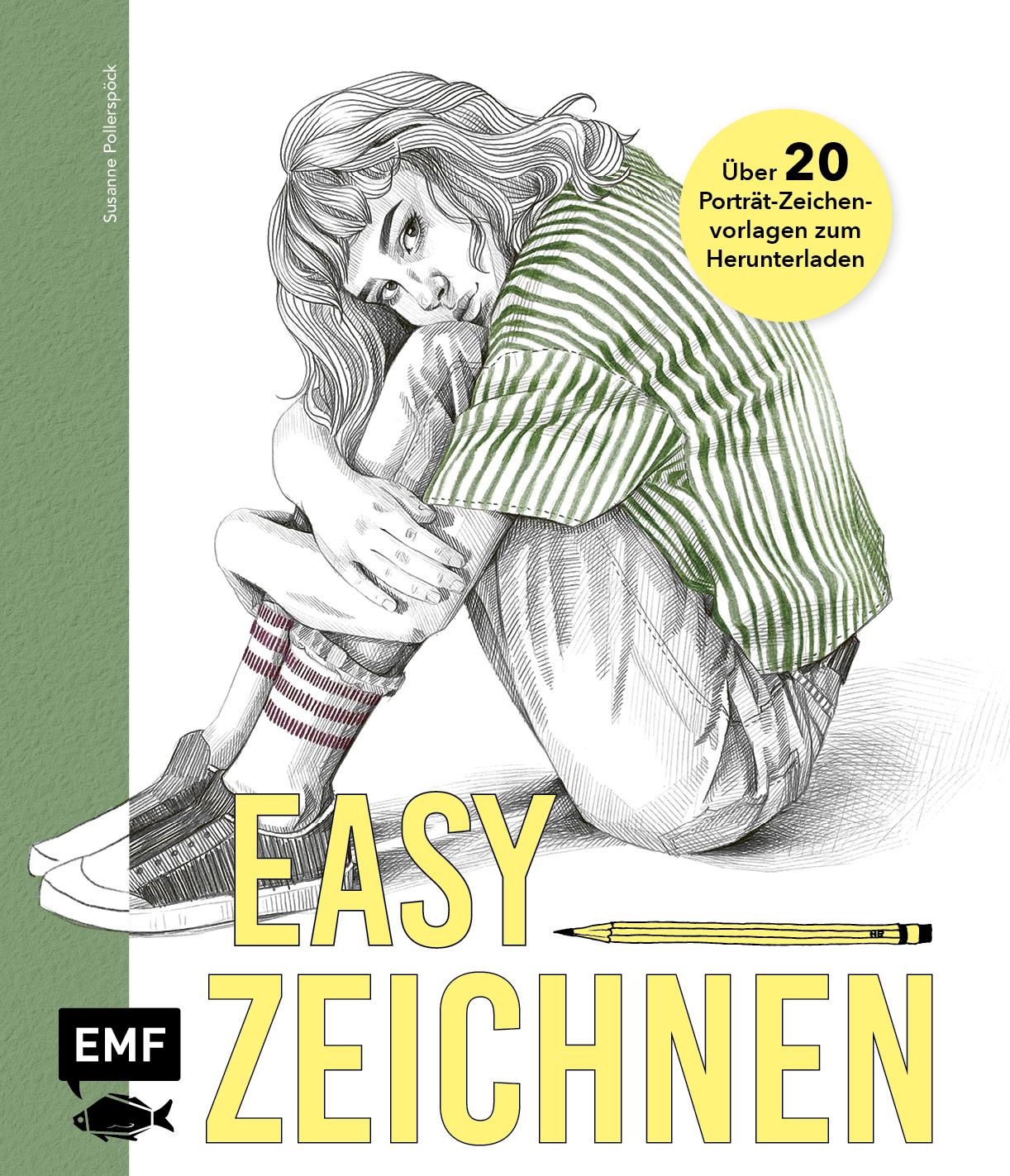 Cover: 9783745904147 | Easy zeichnen - Mit 20 Vorlagen zum perfekten Porträt | Pollerspöck