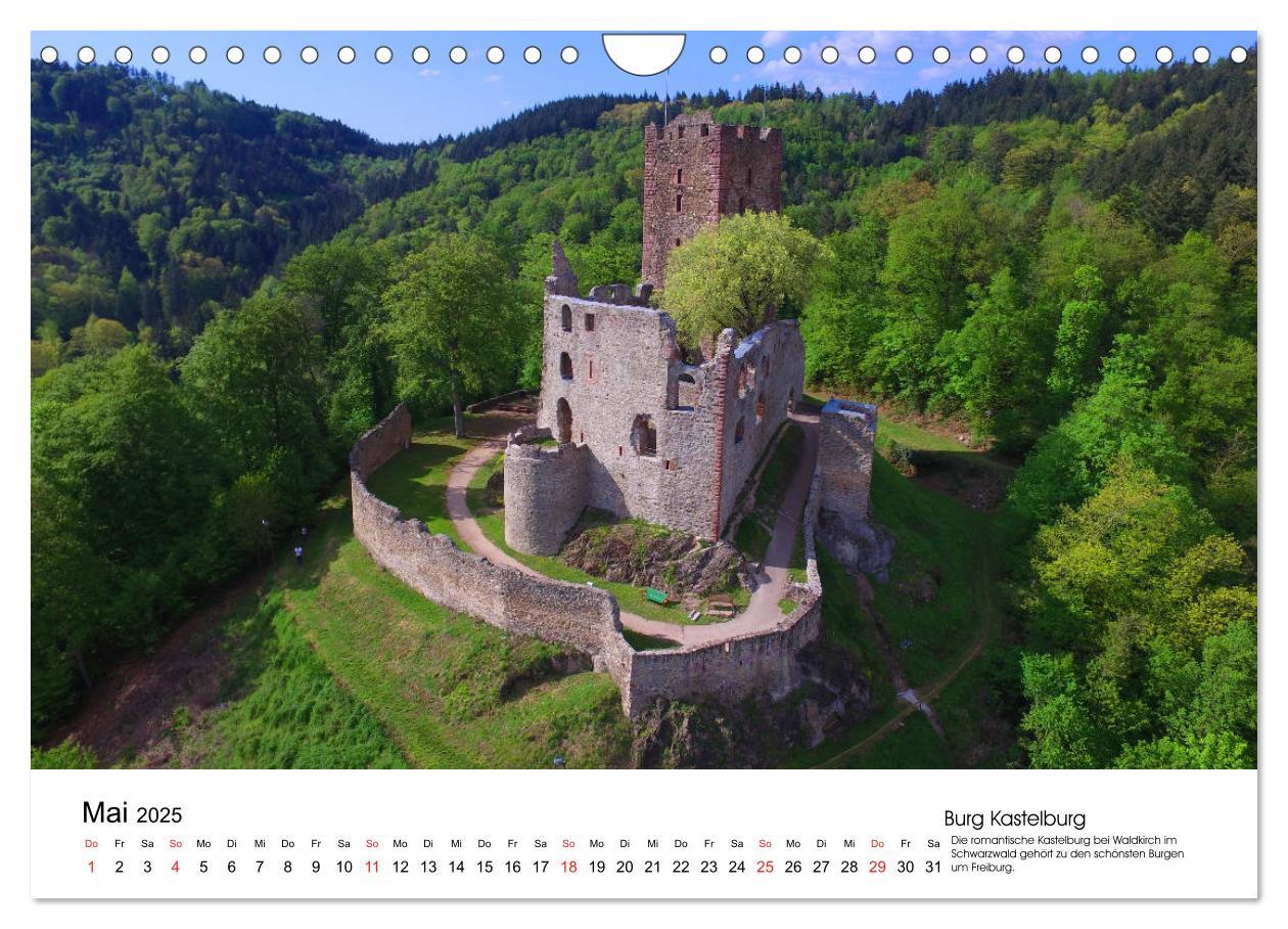 Bild: 9783435504787 | Deutschlands Burgen - Der Süden von oben (Wandkalender 2025 DIN A4...