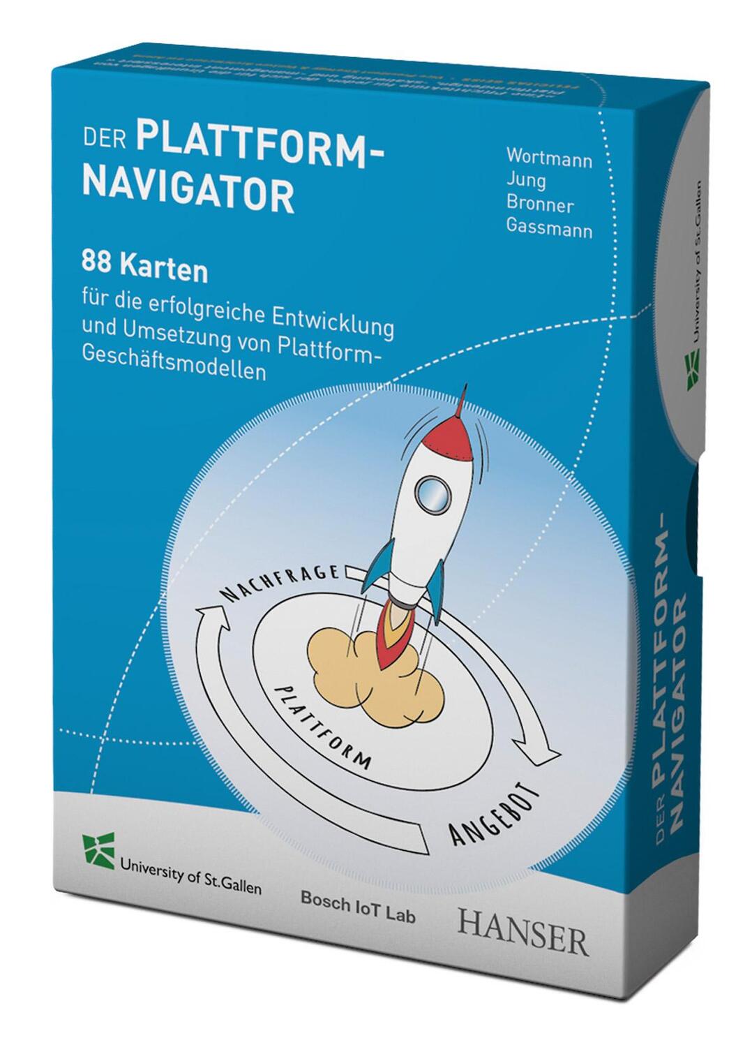 Cover: 9783446473942 | Der Plattform-Navigator | Oliver Gassmann (u. a.) | Box | 88 S. | 2022