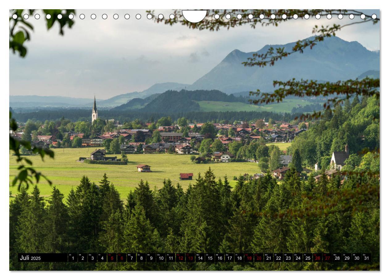 Bild: 9783435411580 | Oberstdorf und Umgebung (Wandkalender 2025 DIN A4 quer), CALVENDO...