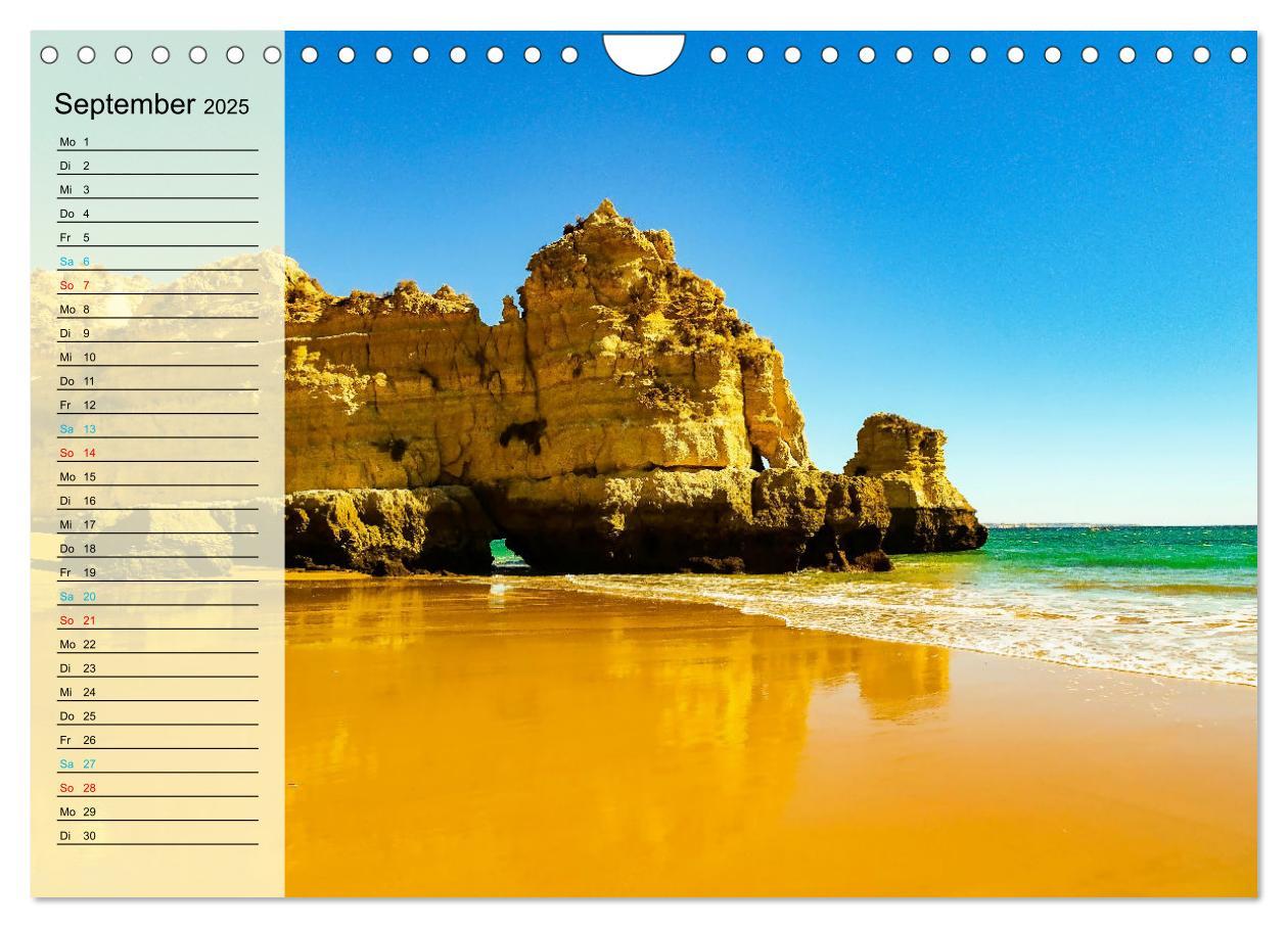 Bild: 9783435092338 | Die Küste der Algarve (Wandkalender 2025 DIN A4 quer), CALVENDO...