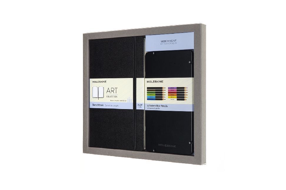 Cover: 8058647620404 | Moleskine Skizzen - Set - Aquarell Large/A5, Skizzenbuch: Hard...