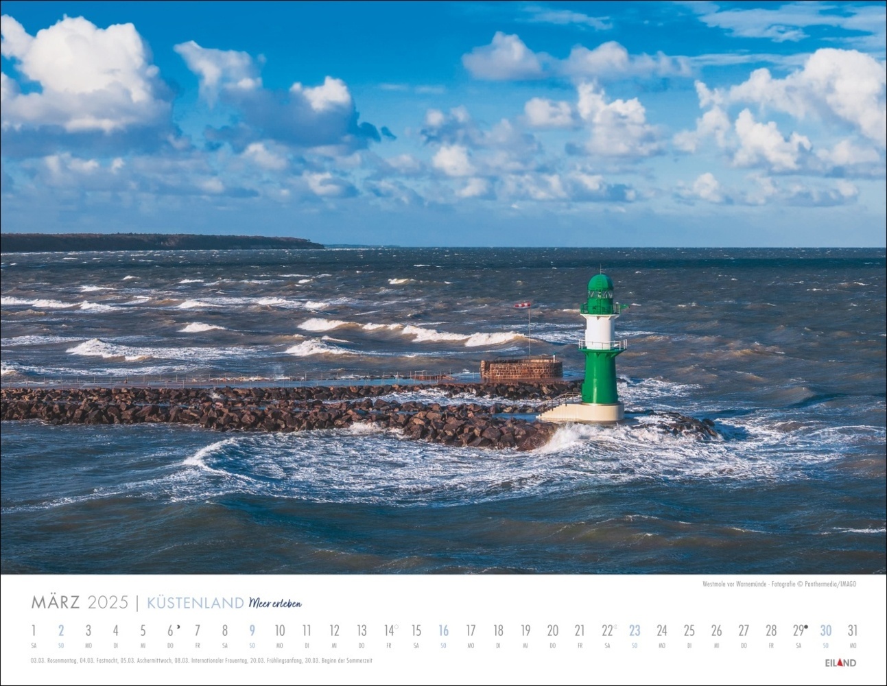 Bild: 9783964023513 | Küstenland Kalender 2025 - Meer erleben | Kalender | Spiralbindung