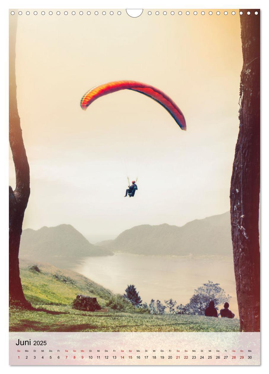 Bild: 9783435931422 | Paragliding - einfach Spaß (Wandkalender 2025 DIN A3 hoch),...