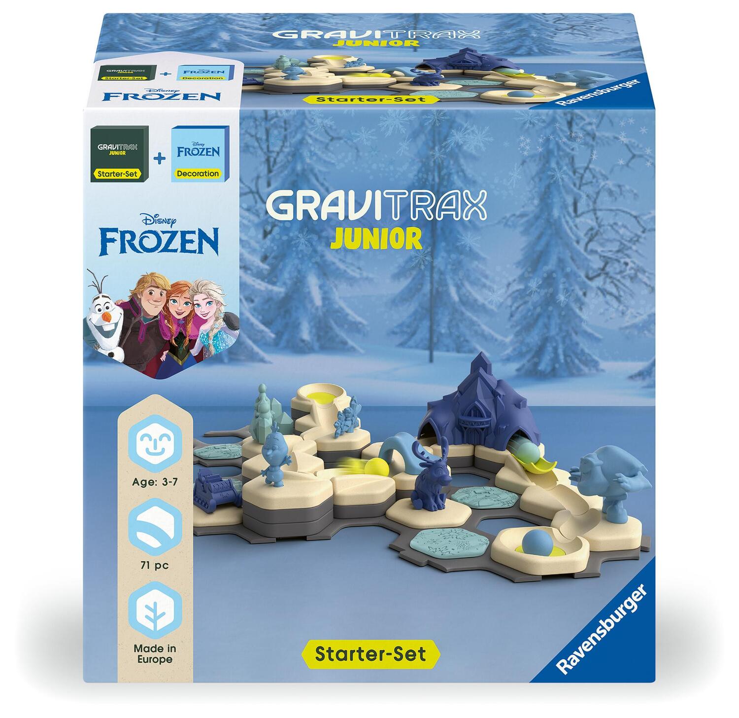 Cover: 4005556733859 | Ravensburger 73385 GraviTrax Junior Starter-Set Disney Frozen,...