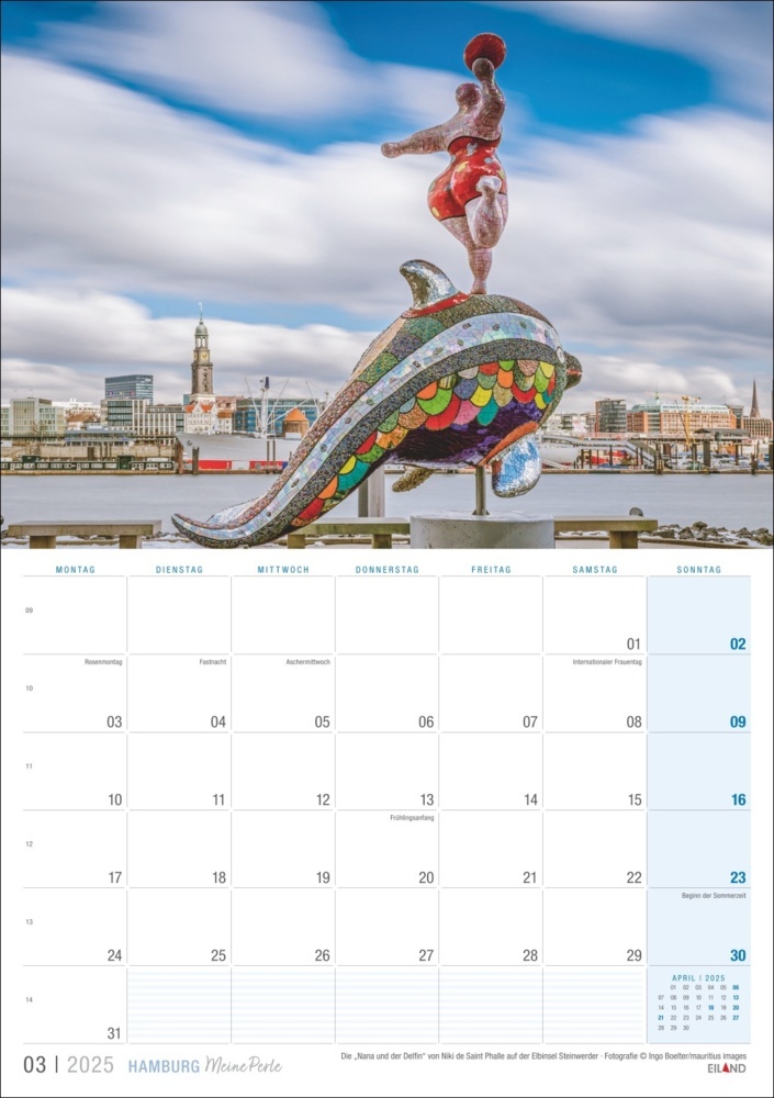 Bild: 9783964023445 | Hamburg ...meine Perle Kalender 2025 | Kalender | 13 S. | Deutsch