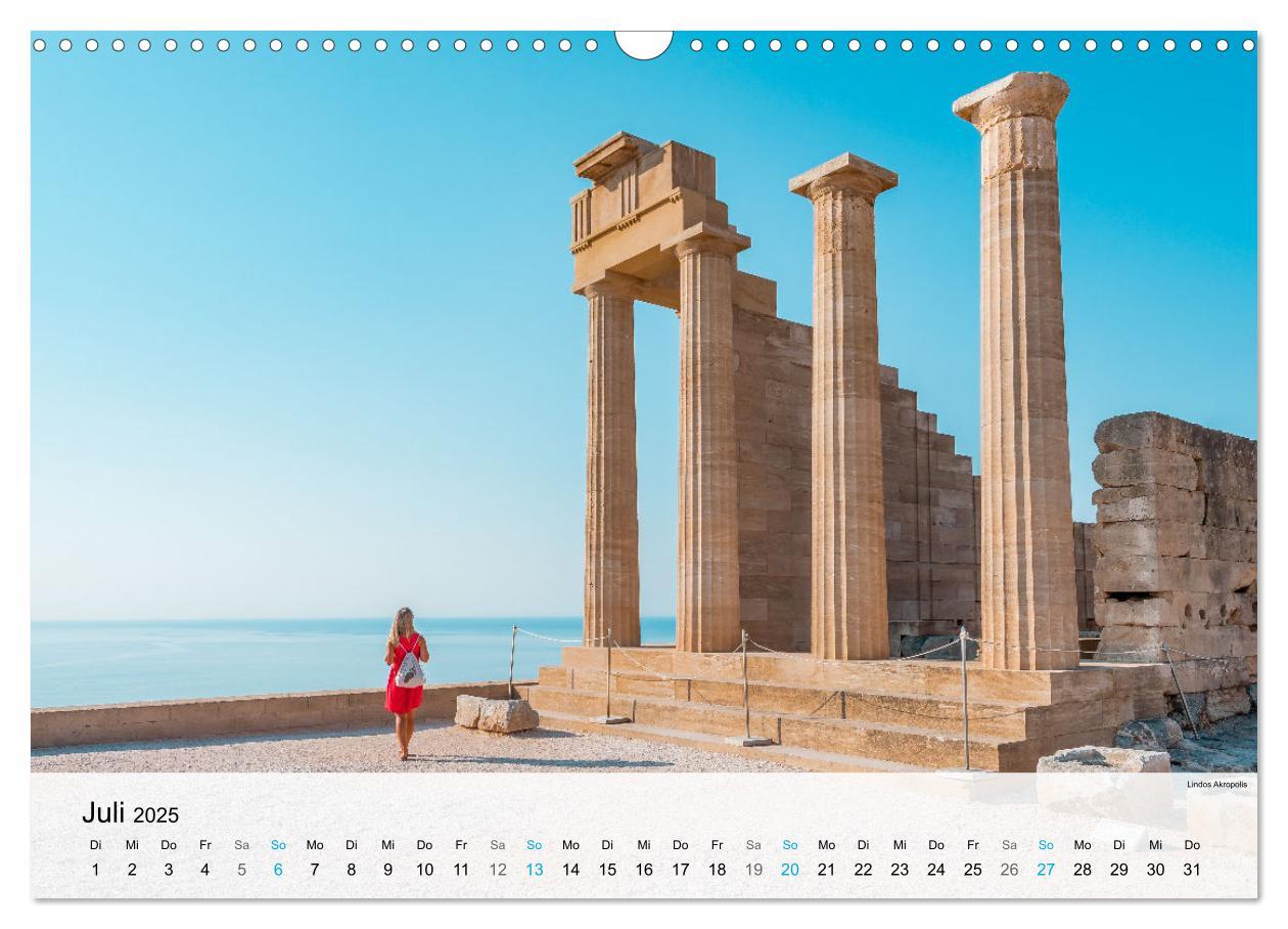 Bild: 9783383926303 | Rhodos - Die Highlights der Insel (Wandkalender 2025 DIN A3 quer),...