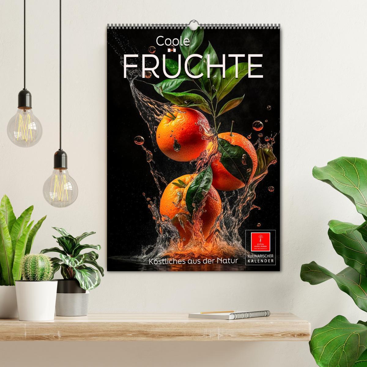 Bild: 9783435884292 | Coole Früchte (Wandkalender 2025 DIN A2 hoch), CALVENDO Monatskalender