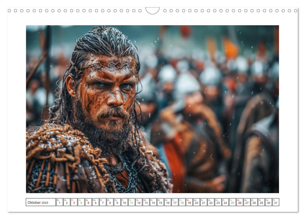 Bild: 9783383789212 | Die Abenteuer der Wikinger (Wandkalender 2025 DIN A3 quer),...