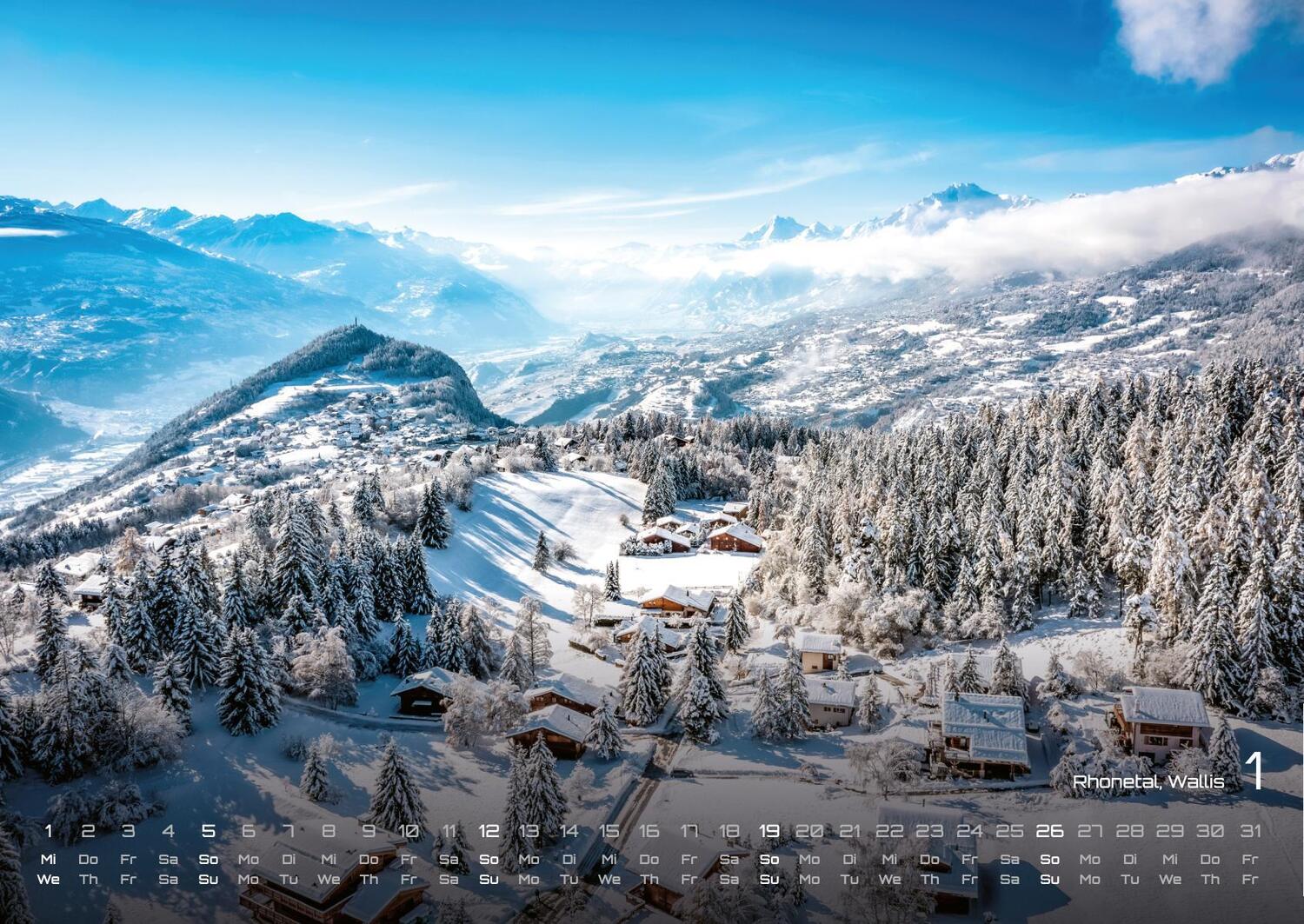 Bild: 9783986734350 | Schweiz - 2025 - Kalender DIN A2 | GP-Fever. de | Kalender | Deutsch