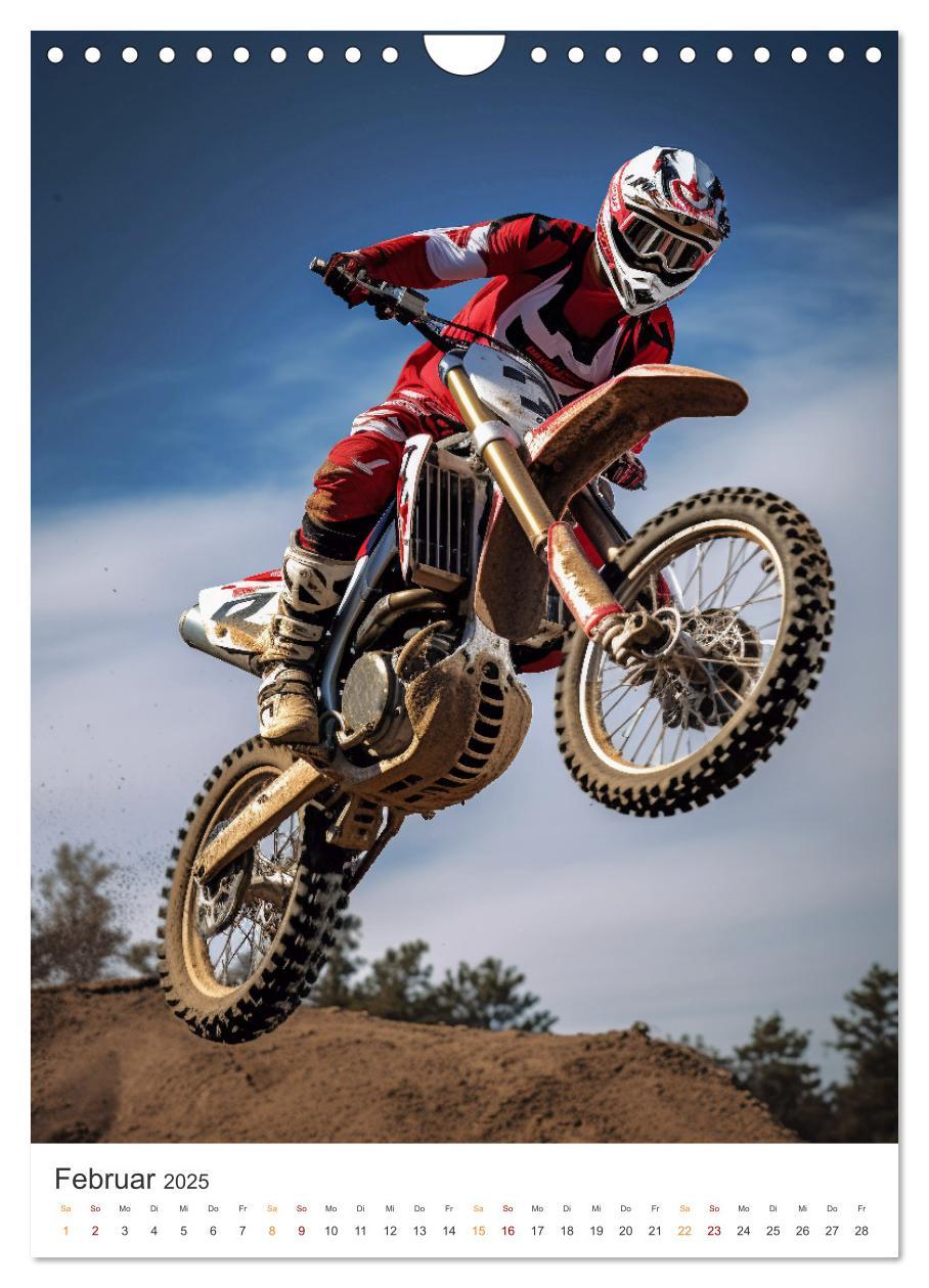 Bild: 9783435853472 | Motocross - Mit Leib und Seele dabei (Wandkalender 2025 DIN A4...