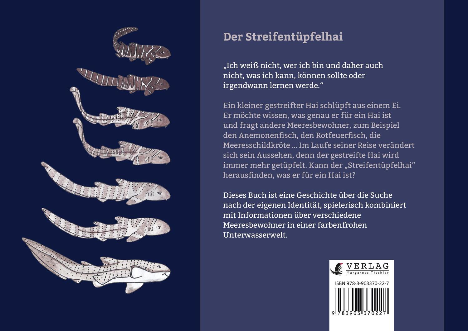 Rückseite: 9783903370227 | Der Streifentüpfelhai | Kadisha Belfiore | Buch | Deutsch | 2023