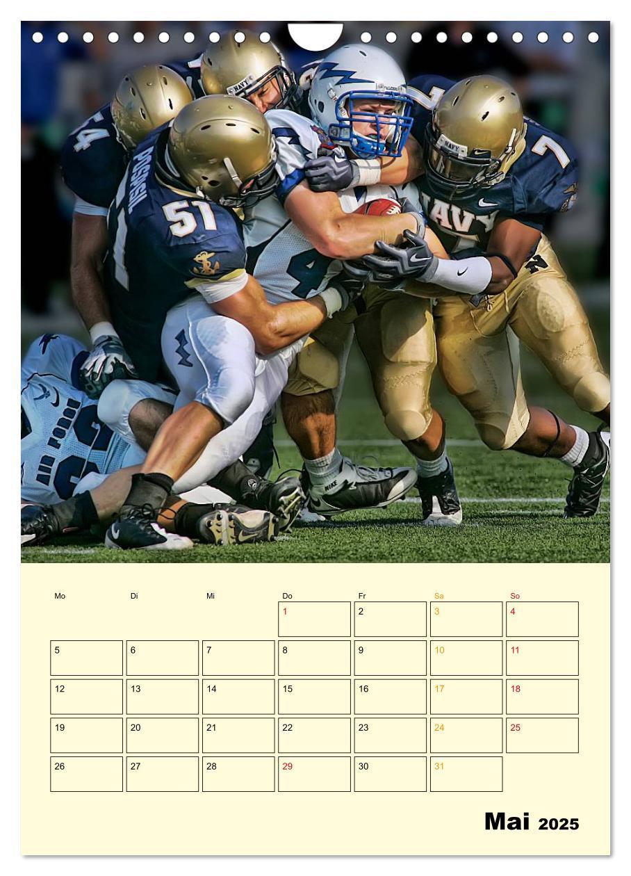 Bild: 9783457012321 | American Football, Team-Arbeit (Wandkalender 2025 DIN A4 hoch),...