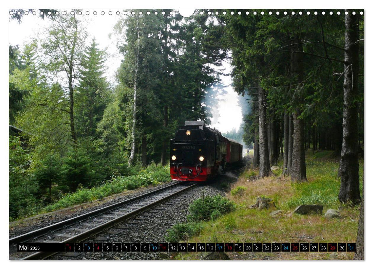 Bild: 9783435352678 | Dampf am Brocken - Die Harzquerbahn (Wandkalender 2025 DIN A3...