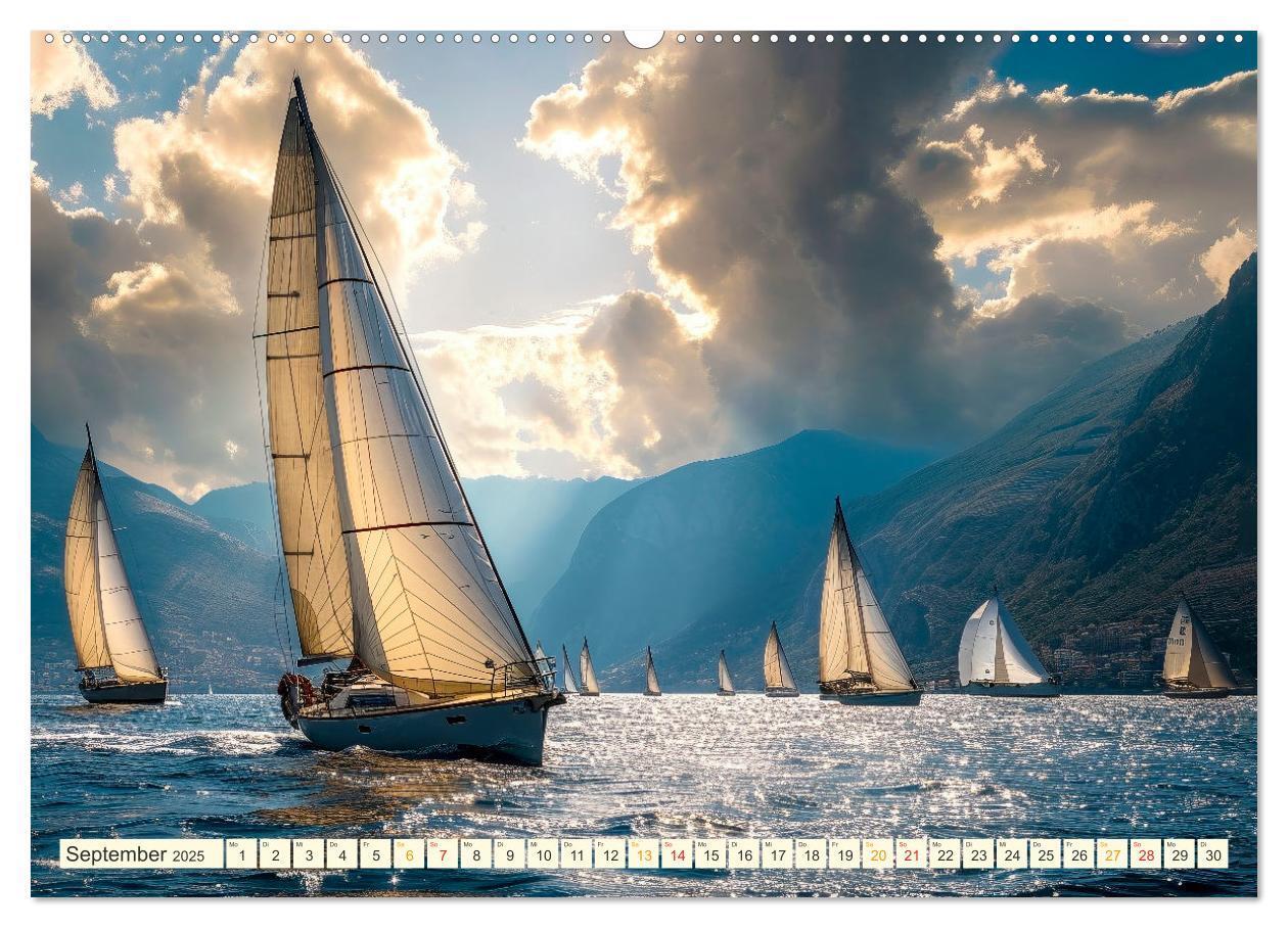 Bild: 9783383779619 | Segeln - schöne Momente (Wandkalender 2025 DIN A2 quer), CALVENDO...