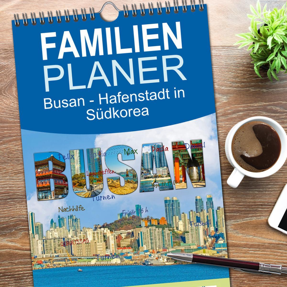 Bild: 9783457193570 | Familienplaner 2025 - Busan - Hafenstadt in Südkorea mit 5 Spalten...