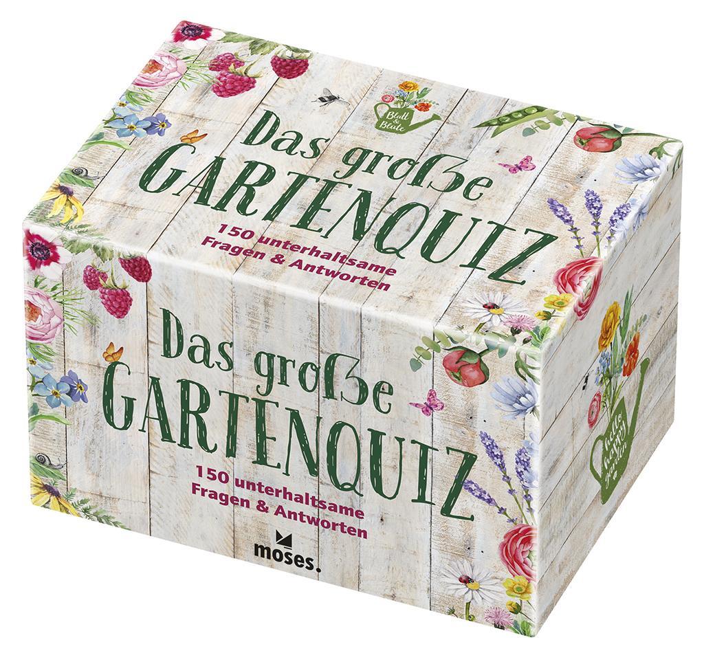 Cover: 9783964550156 | Das große Gartenquiz | 150 unterhaltsame Fragen &amp; Antworten | Vogel