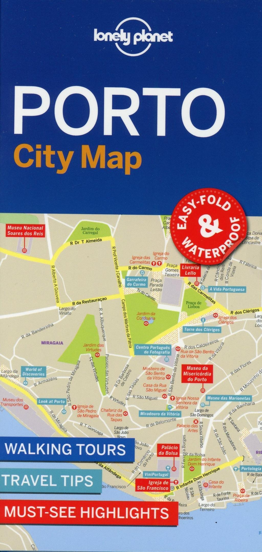 Cover: 9781787014602 | Lonely Planet Porto City Map | Lonely Planet | (Land-)Karte | Map