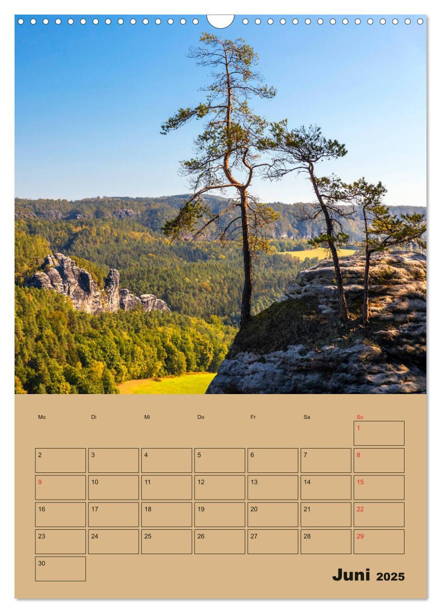 Bild: 9783435971985 | Zauberhafte Sächsische Schweiz (Wandkalender 2025 DIN A3 hoch),...