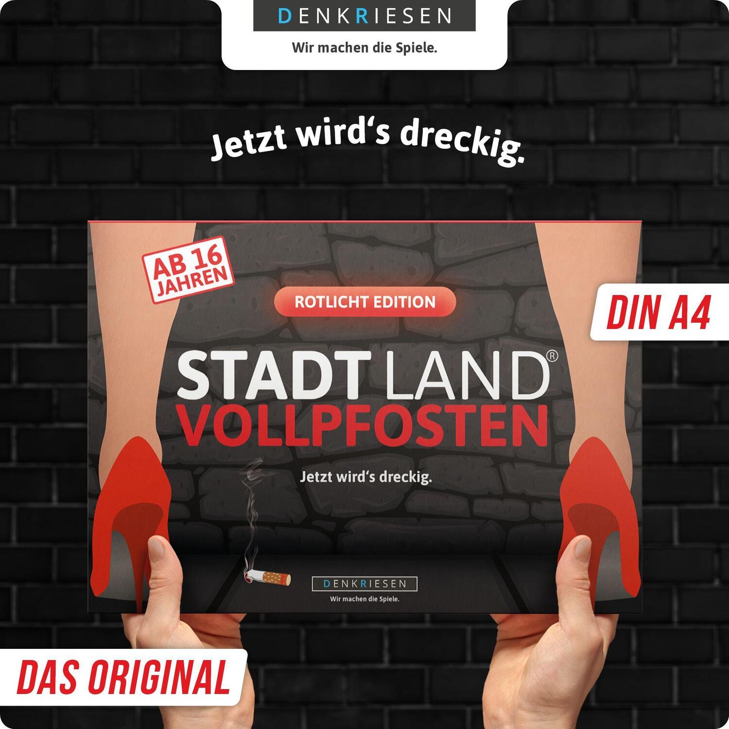 Bild: 4260528090310 | STADT LAND VOLLPFOSTEN® - ROTLICHT EDITION - AB 16 JAHREN | Denis Görz