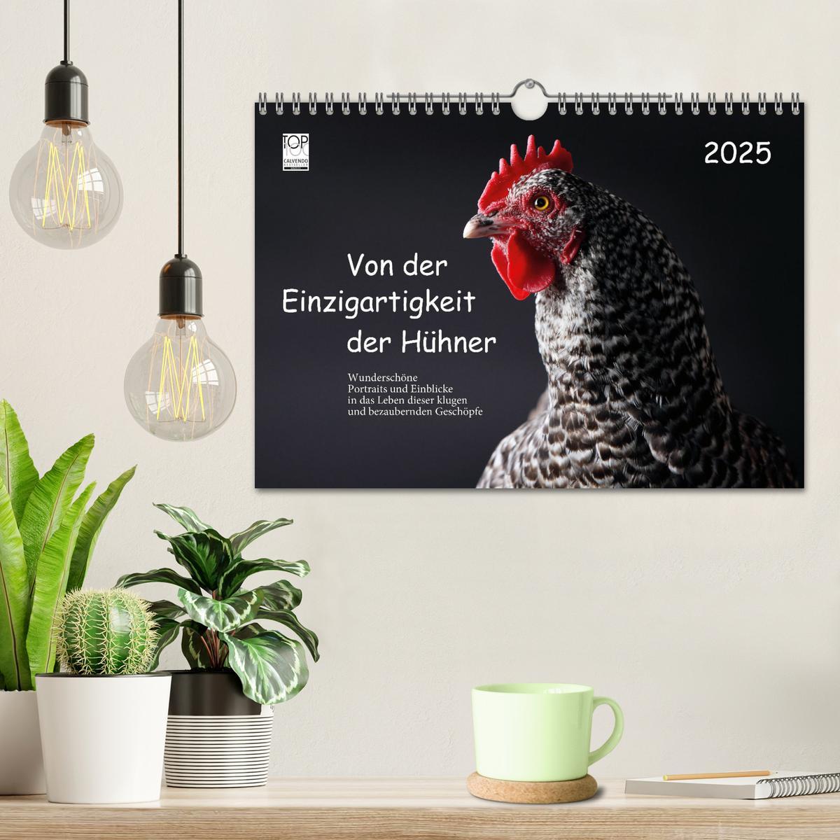 Bild: 9783457144718 | Von der Einzigartigkeit der Hühner 2025 (Wandkalender 2025 DIN A4...