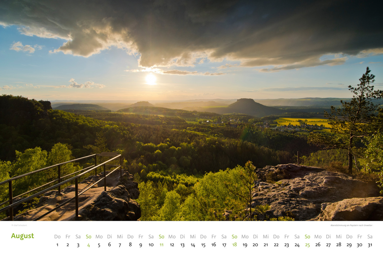 Bild: 9783938916490 | Kalender Sächsische &amp; Böhmische Schweiz 2024 | Wandkalender 45 x 30 cm