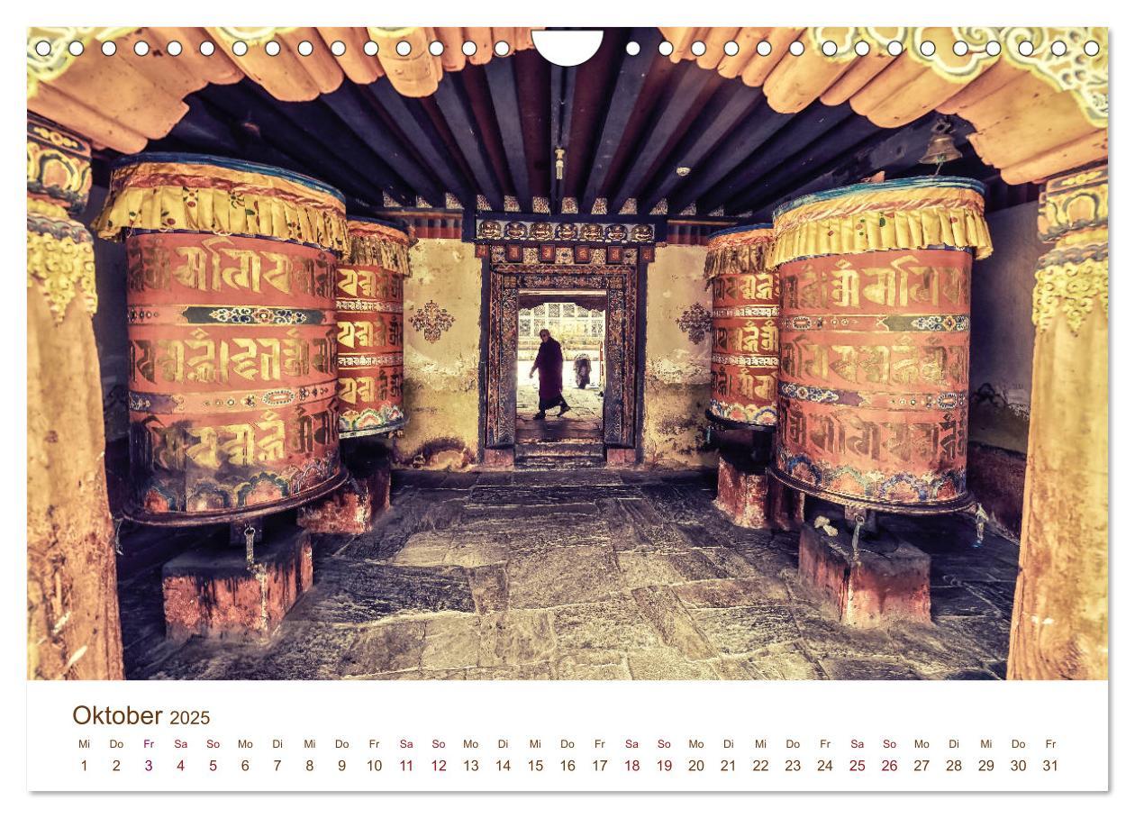 Bild: 9783435297818 | Mystisches Bhutan (Wandkalender 2025 DIN A4 quer), CALVENDO...