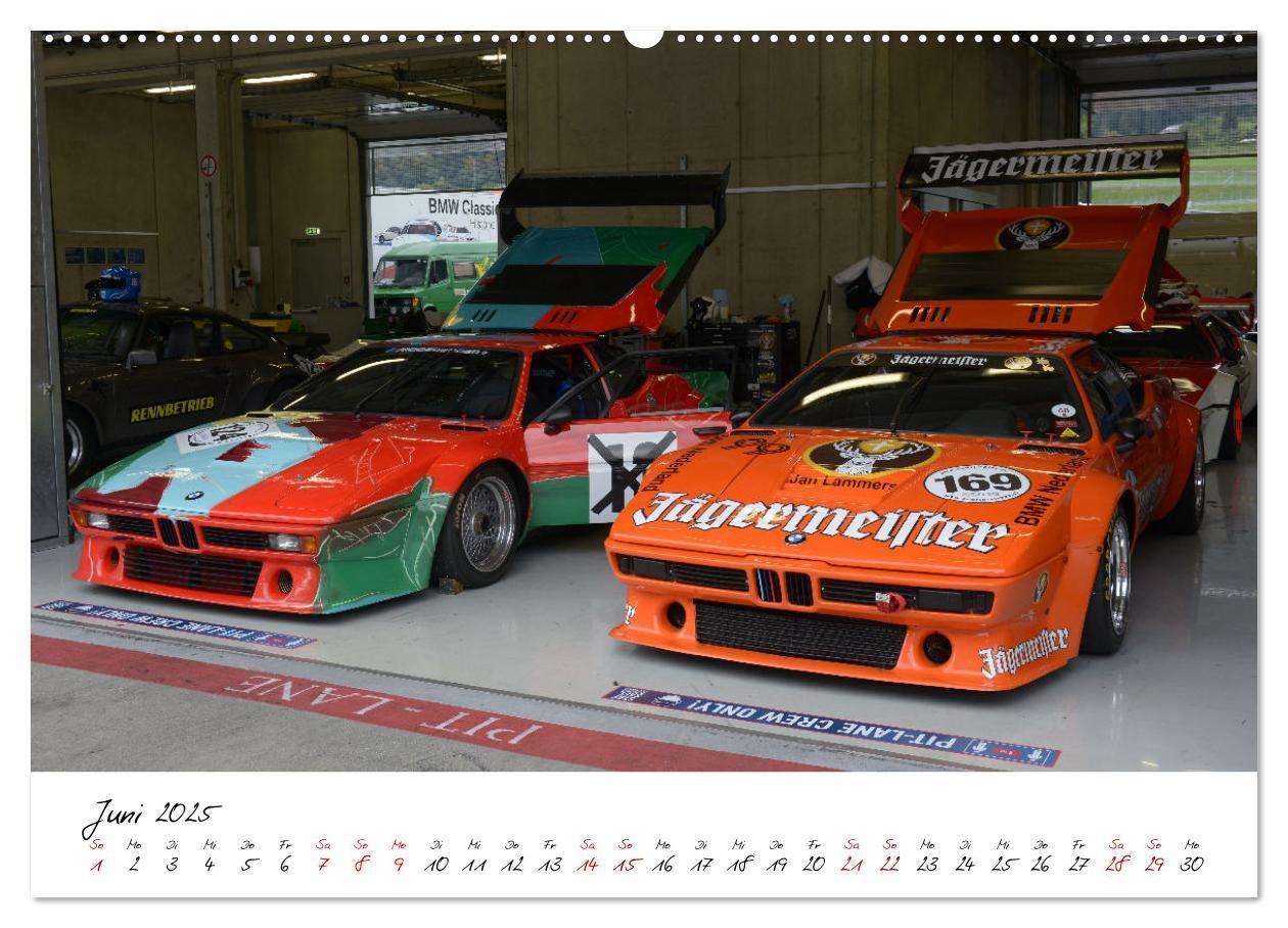 Bild: 9783435011148 | BMW M1 Procar (Wandkalender 2025 DIN A2 quer), CALVENDO Monatskalender